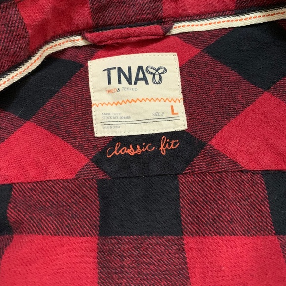 Aritzia Plaid studded top - Picture 2 of 3